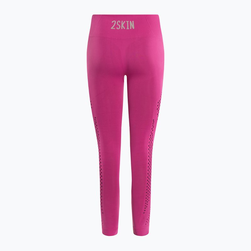 Dámske tréningové legíny 2skin Power Seamless Fuchsia pink 2S-60476 2