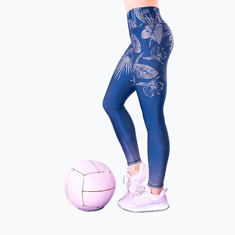 Dámske tréningové legíny 2skin Ombre Jungle Navy navy 2S-62159 6