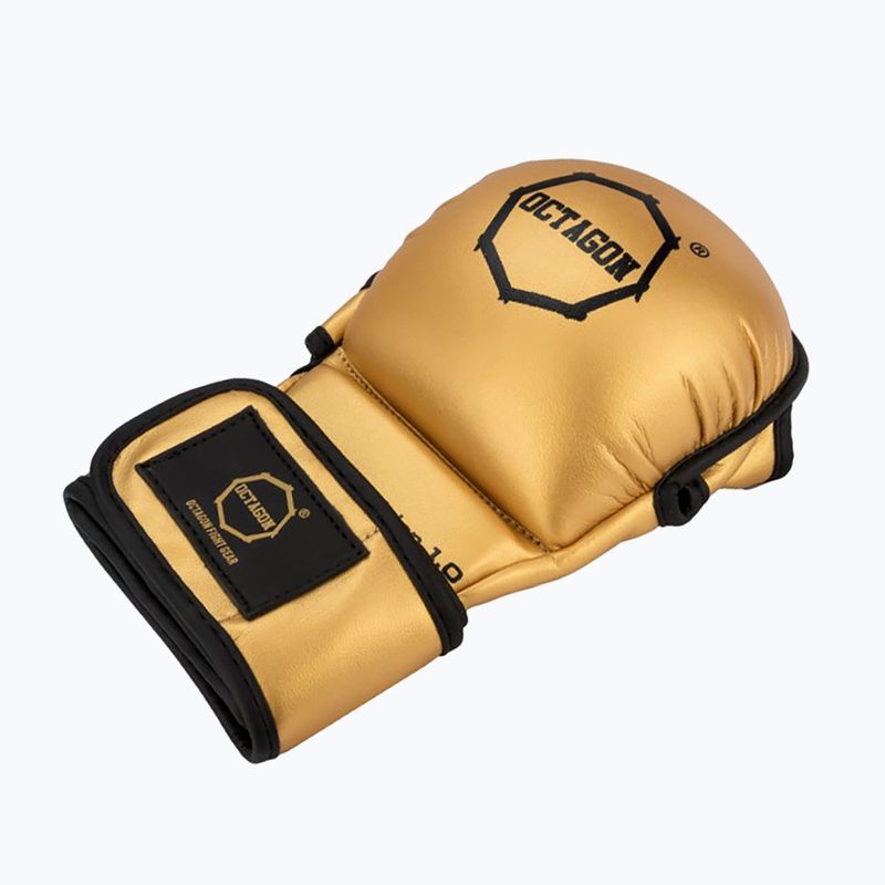 Grapplingové rukavice Octagon Gold Edition 1.0 MMA gold 2