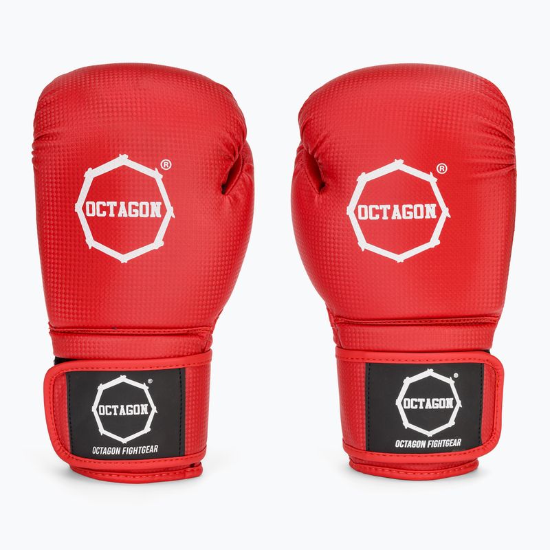 Boxerské rukavice Octagon Kevlar red 2