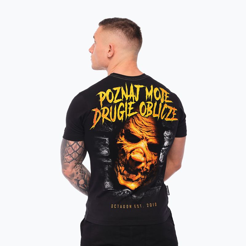 Pánske tričko Octagon Second Face black/multicolor 2
