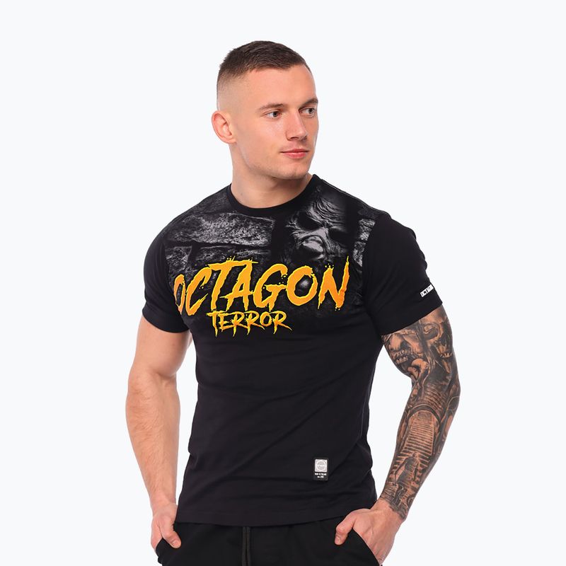 Pánske tričko Octagon Second Face black/multicolor 4