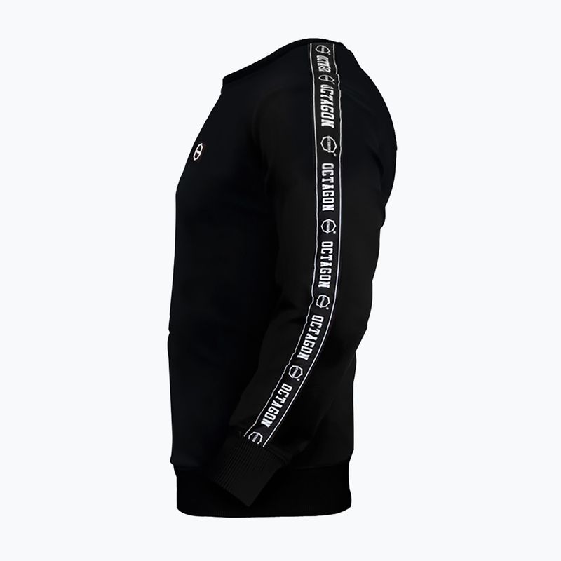 Pánska mikina Octagon Stripe black 2