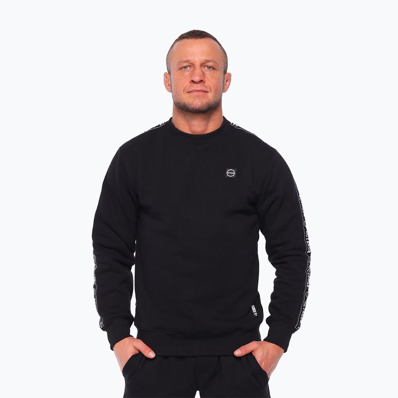 Pánska mikina Octagon Stripe black