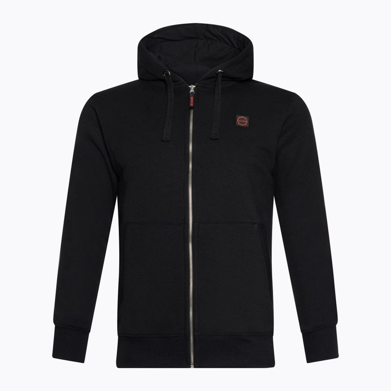 Pánska mikina Octagon Zip Stripe black