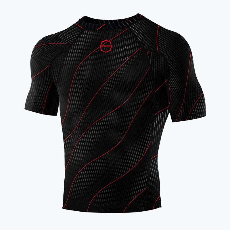 Octagon Voyager pánsky rashguard červený 5