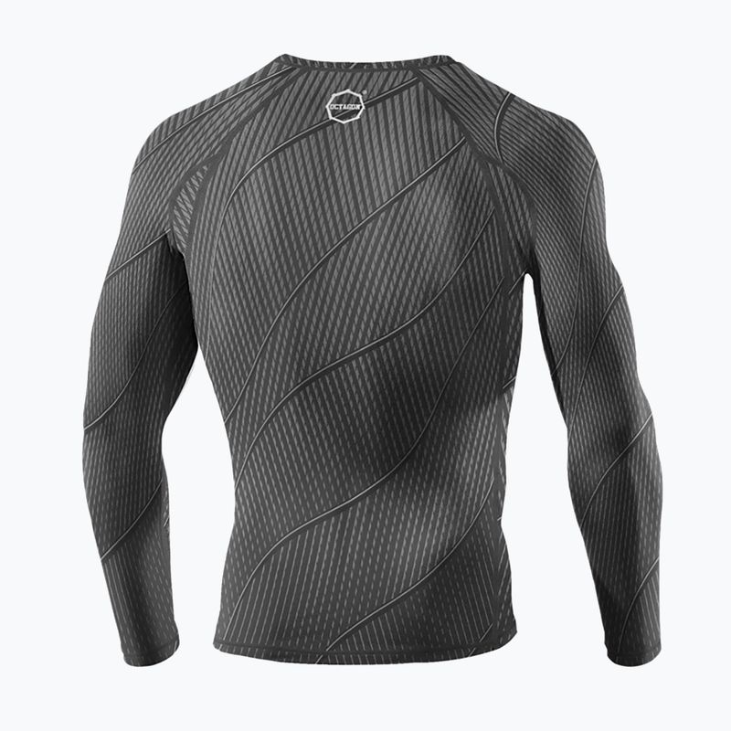 Octagon Voyager pánsky rashguard s dlhým rukávom šedý 6