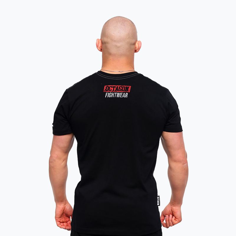 Pánske tričko Octagon Division Clothes black 2