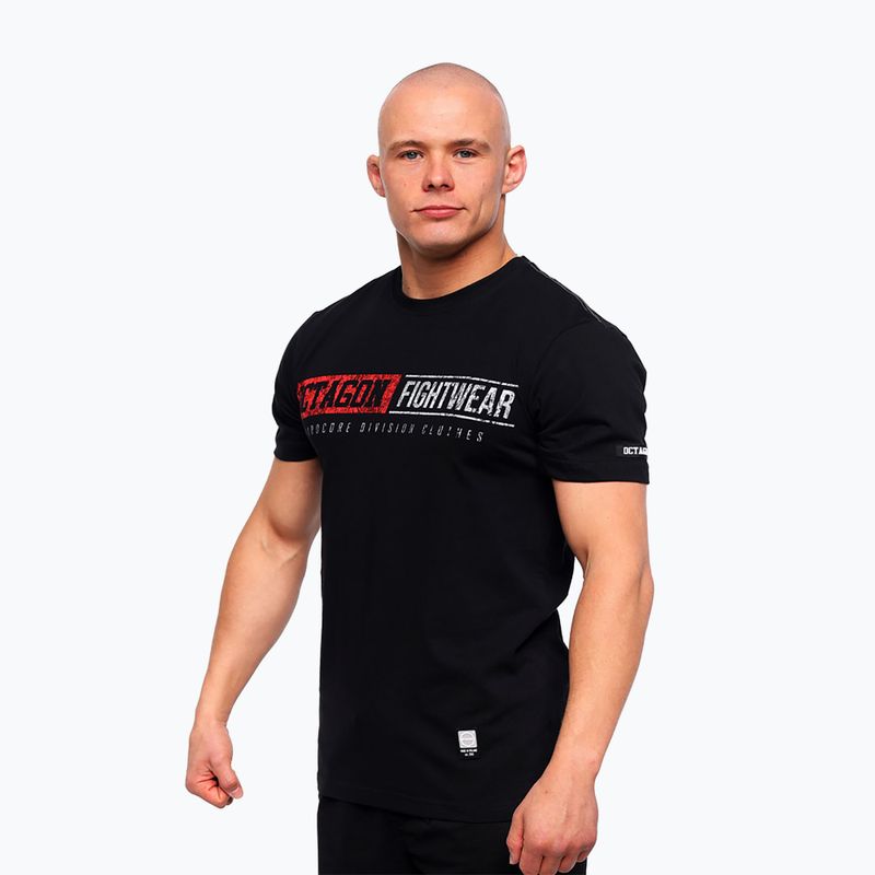 Pánske tričko Octagon Division Clothes black 3