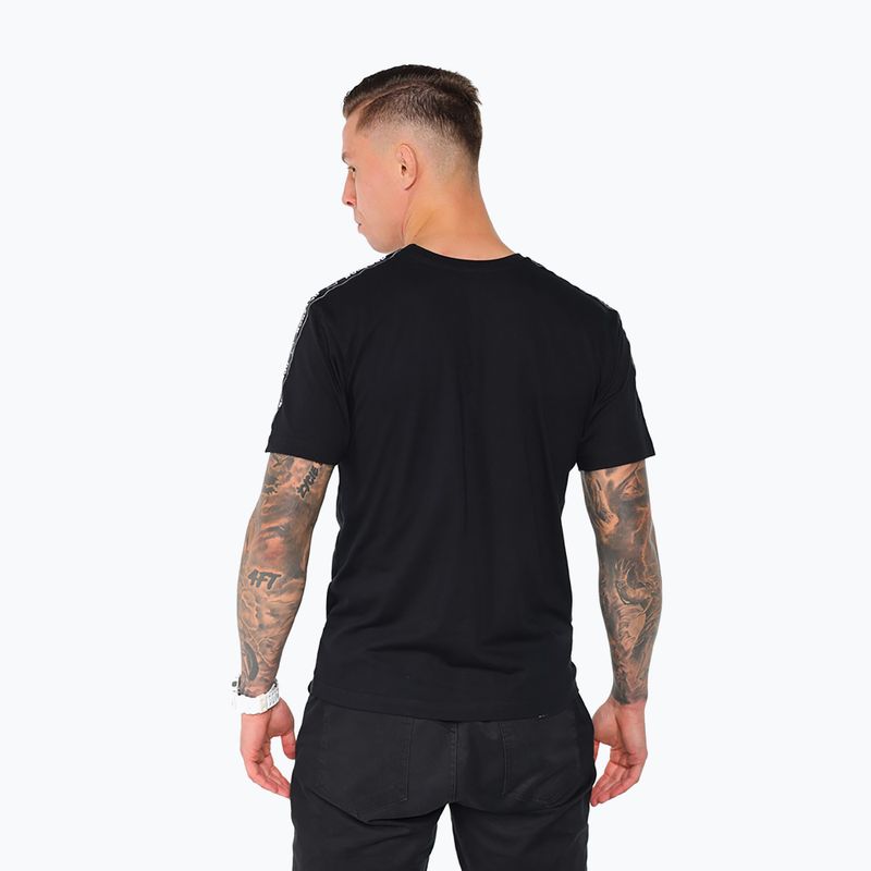 Pánske tričko Octagon Stripe black/white 2