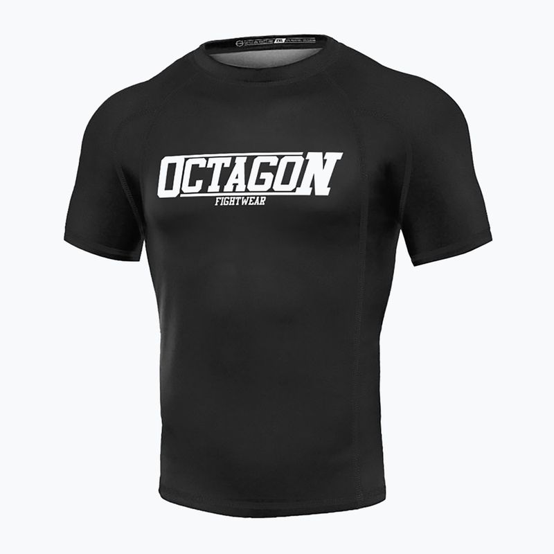 Pánsky rashguard Octagon Premium Fight Wear black