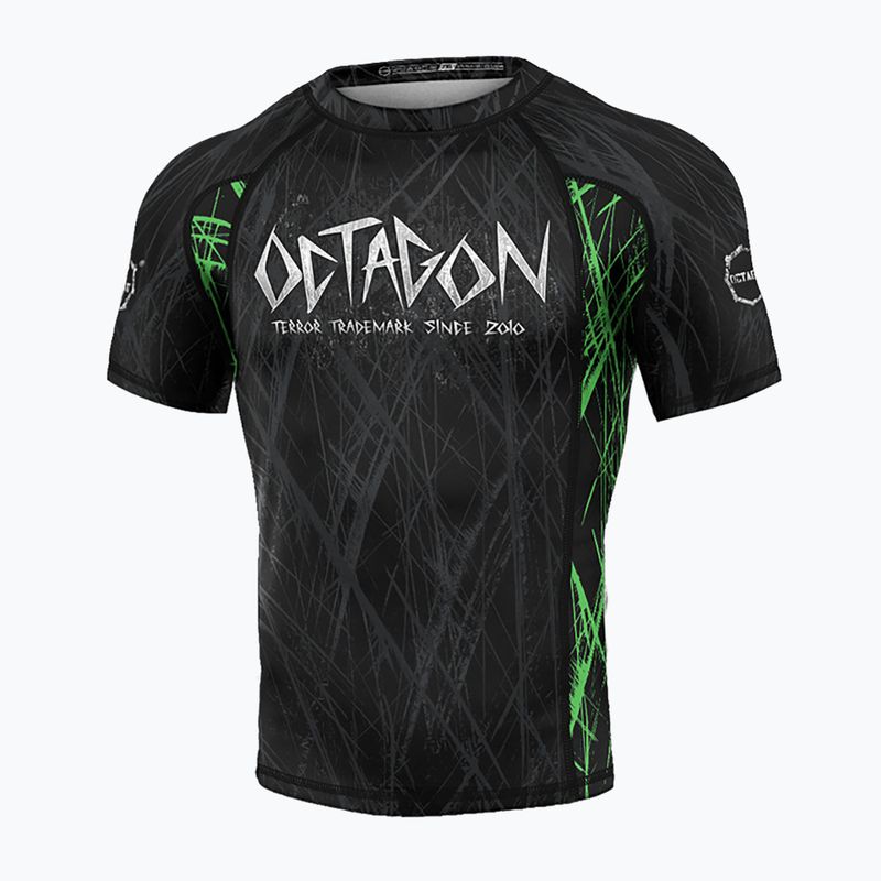 Pánsky rashguard Octagon Premium Spiderskull black/multicolour Rashguard
