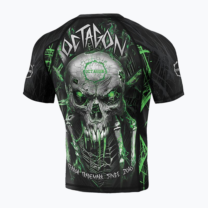 Pánsky rashguard Octagon Premium Spiderskull black/multicolour Rashguard 2