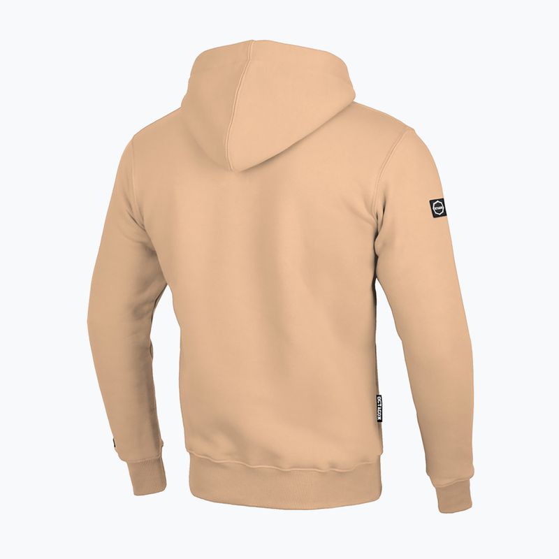 Pánska mikina Octagon Small Logo beige 2