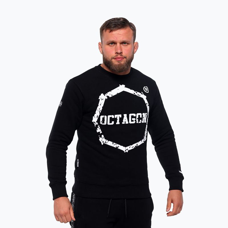 Pánska mikina Octagon Zęby black