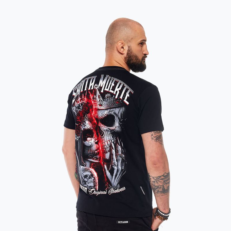 Pánske tričko Octagon Santa Muerte black/multicolor 4