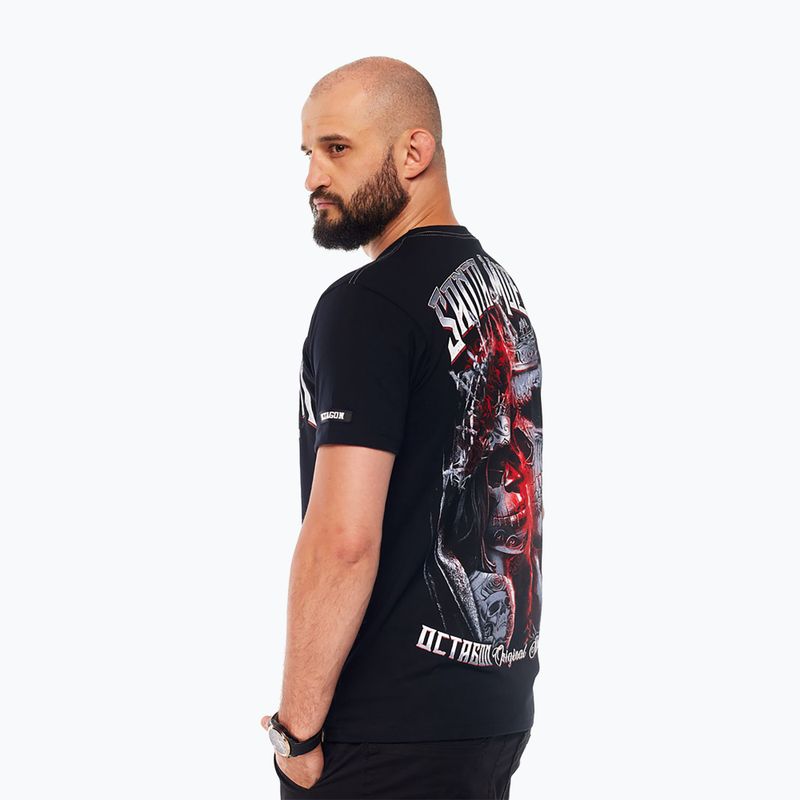 Pánske tričko Octagon Santa Muerte black/multicolor 6