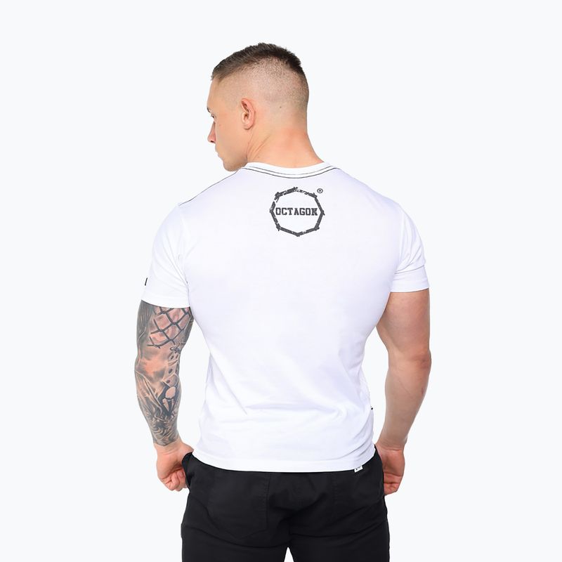 Dámske tričko Octagon Logo Smash white 2