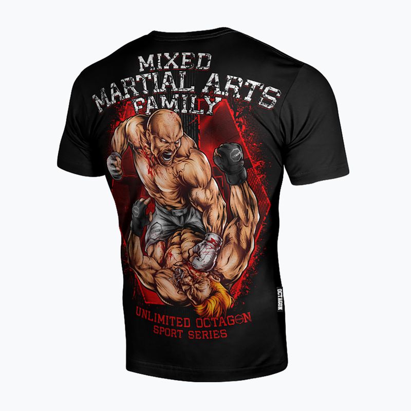 Pánske tričko Oktagon MMA Family čierne 2