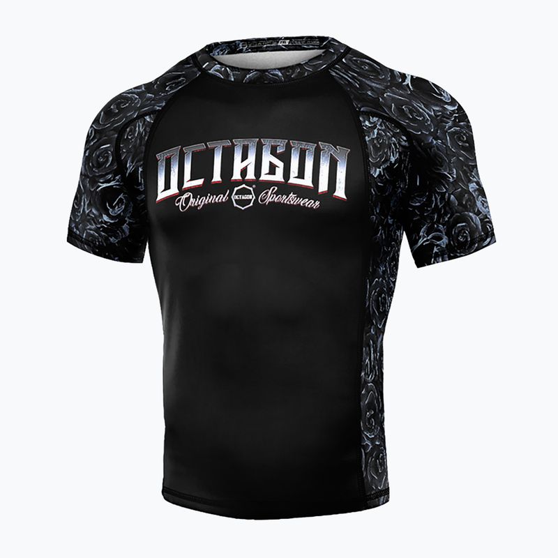 Pánsky rashguard Octagon Premium Rashguard Santa Muerte black/multicolour