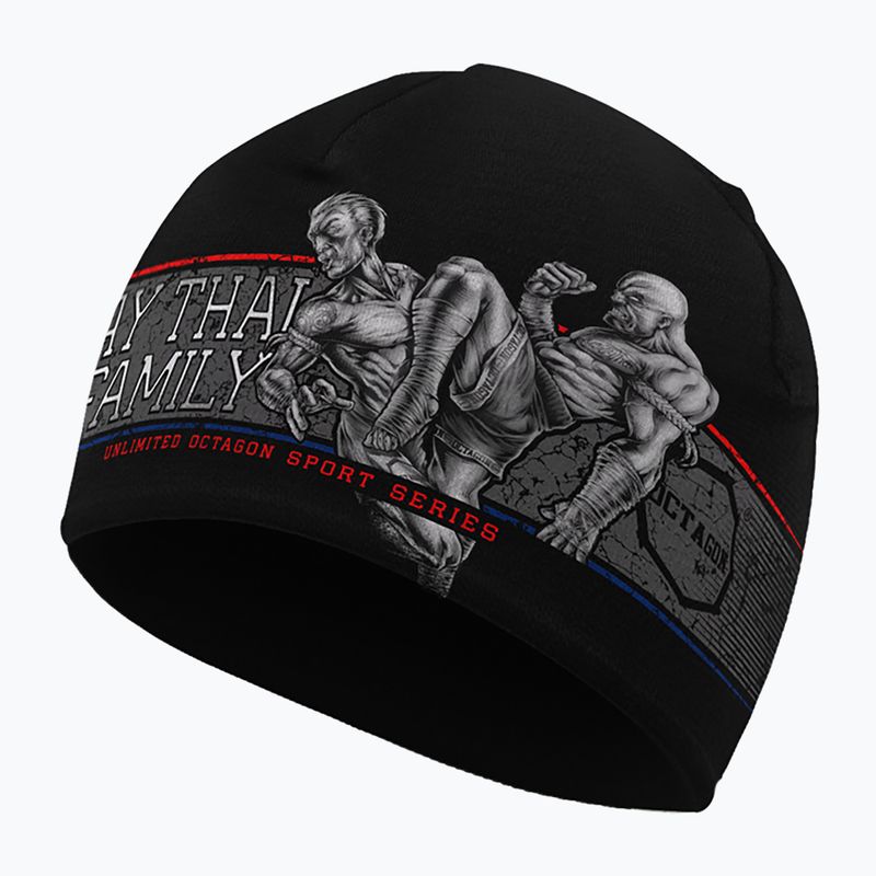 Zimná čiapka Octagon Muay Thai čierna 2