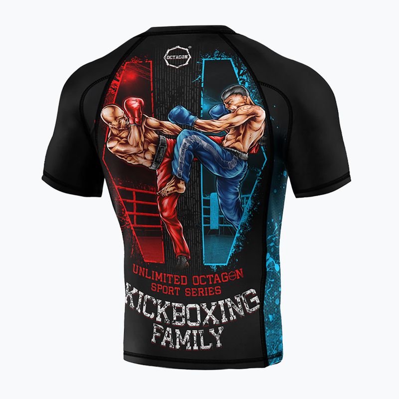 Pánsky rashguard Octagon Premium Kickboxing Family black/multicolour 2
