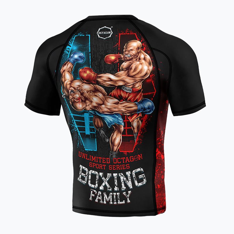 Pánsky rashguard Octagon Premium Boxing Family black/multicolour 2
