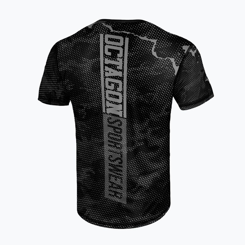 Pánske tréningové tričko Octagon Marble Camo camo grey 2