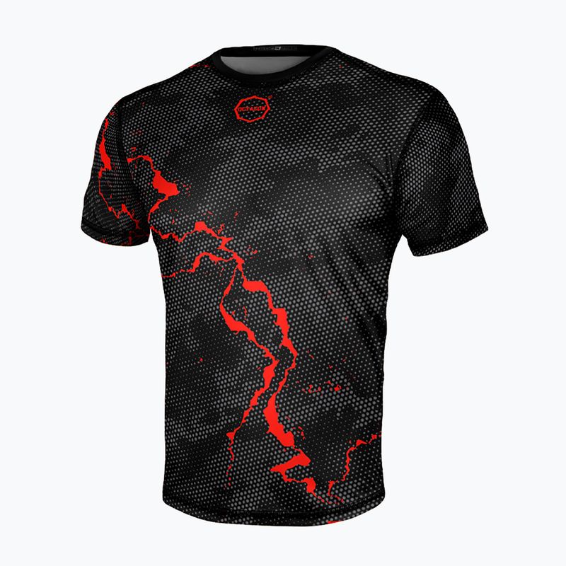 Pánske tréningové tričko Octagon Marble camo red