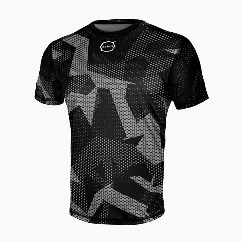 Pánske tričko Octagon Ultimate black/grey
