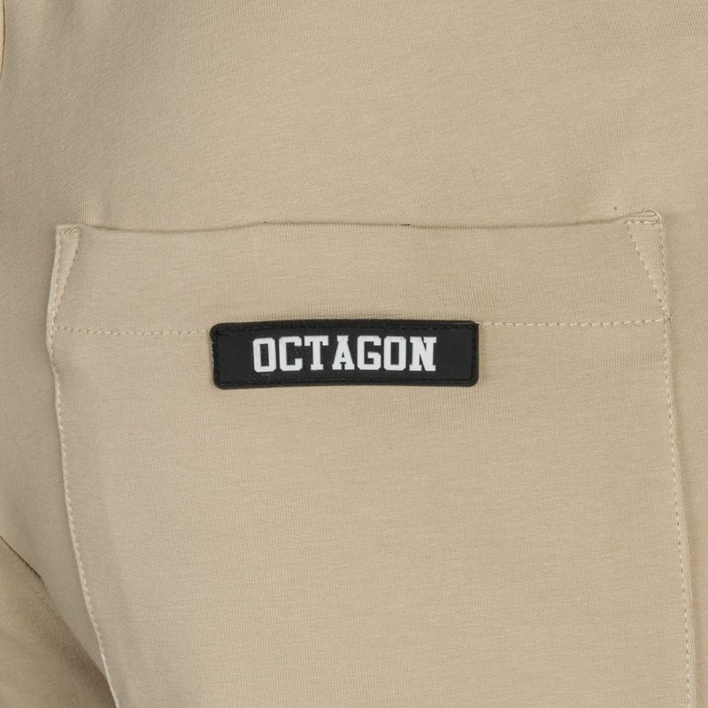 Pánske nohavice Octagon Light Small Logo beige 4