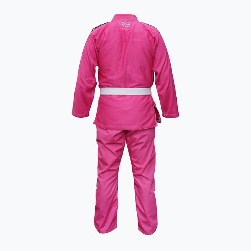 GI pre deti brazílske jiu-jitsu Octagon Caption pink 2