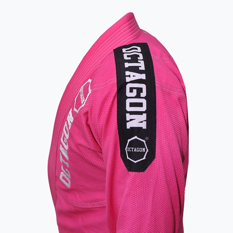GI pre deti brazílske jiu-jitsu Octagon Caption pink 3