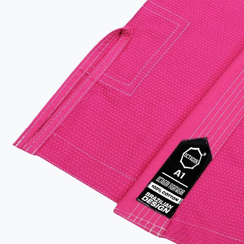 GI pre deti brazílske jiu-jitsu Octagon Caption pink 7