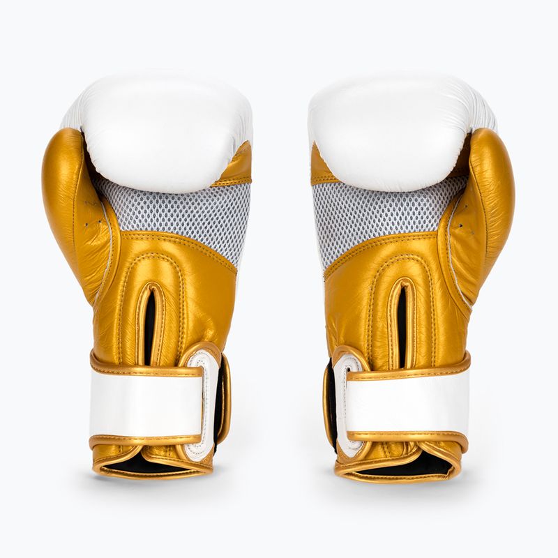 Boxerské rukavice Octagon Prince white/gold 2