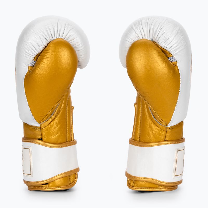 Boxerské rukavice Octagon Prince white/gold 3