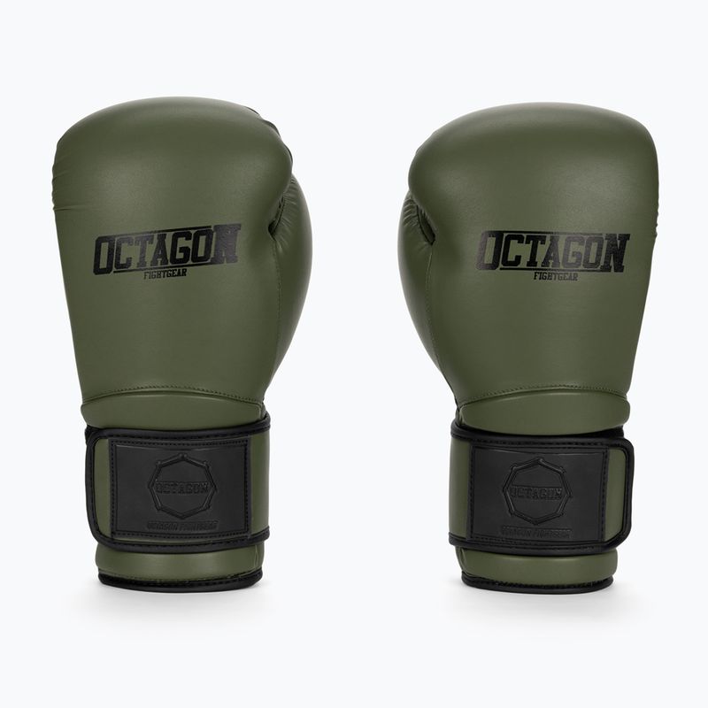 Boxerské rukavice Octagon Matt khaki