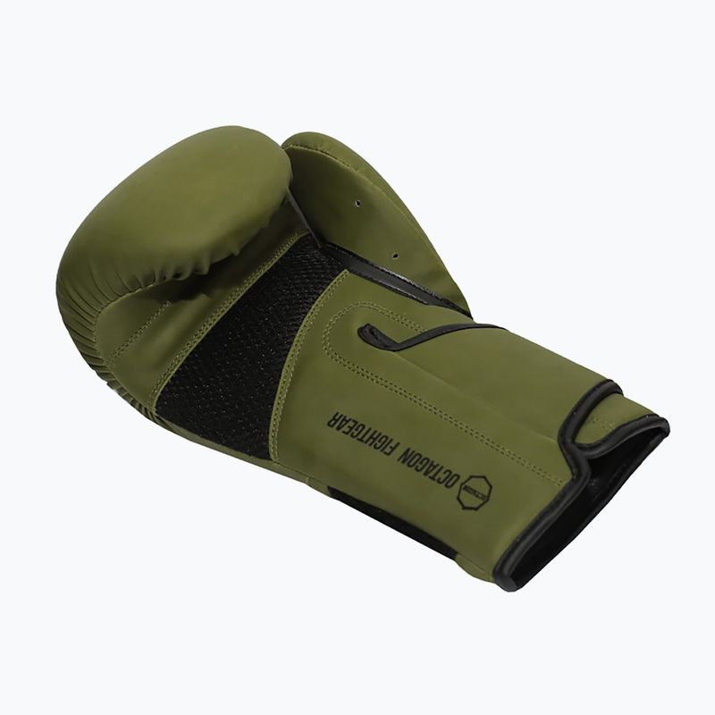 Boxerské rukavice Octagon Matt khaki 7