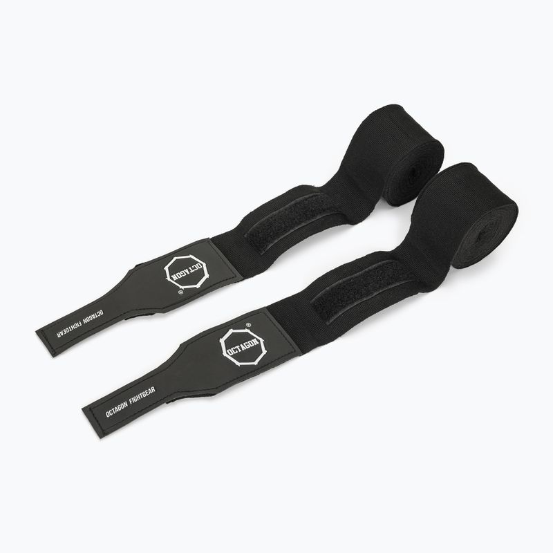 Boxerské bandáže s potlačouOctagon Fightgear Supreme 5m čierne 2