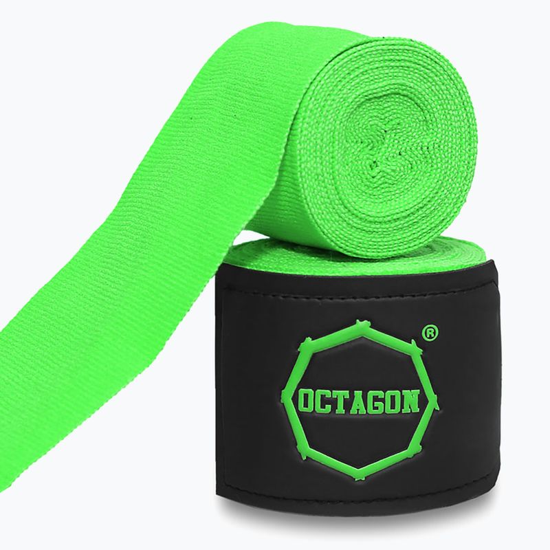 Boxerské bandáže Octagon Fightgear Supreme Basic 300 cm light green 2