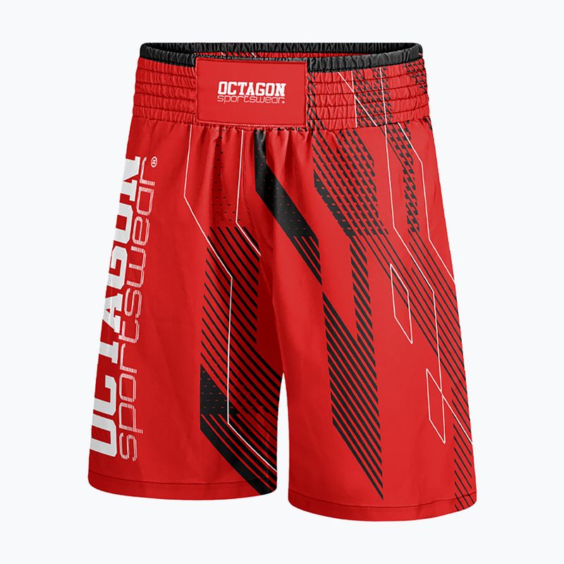 Pánske boxerské šortky Octagon Diamond red