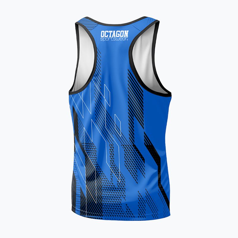 Pánske tielko Octagon Diamond blue 2