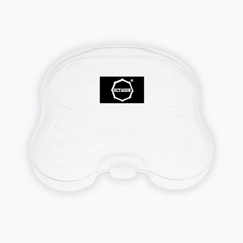 Chránič čeľuste Octagon Basic white/blue 2