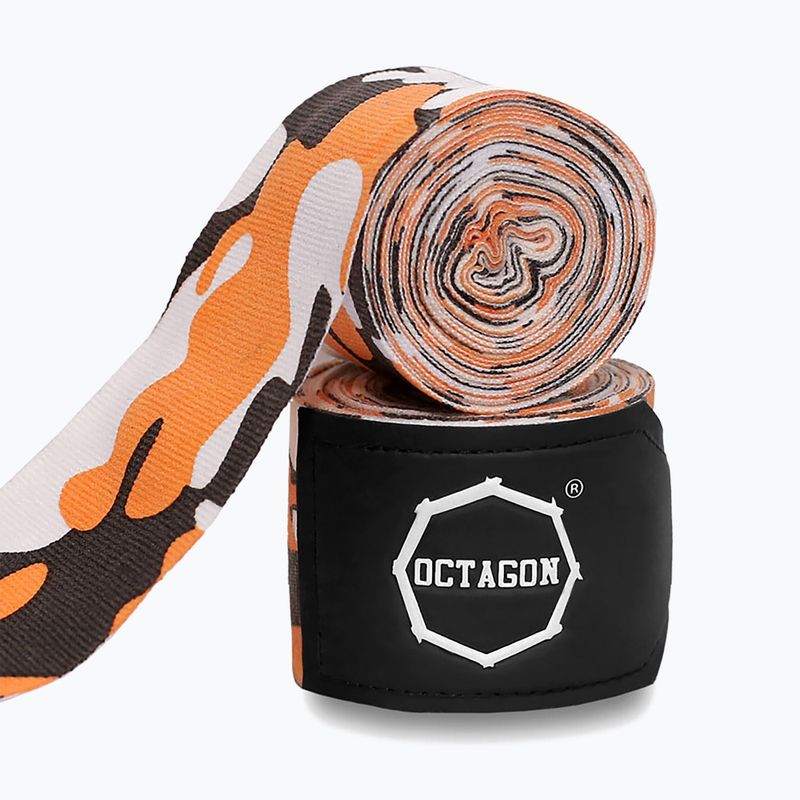 Boxerské bandáže Octagon Fightgear Supreme Basic 300 cm peach camo 2