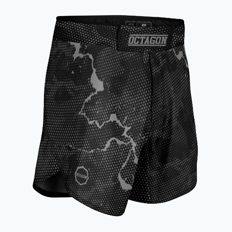 Pánske tréningové šortky Octagon Marble Camo MMA camo grey 3