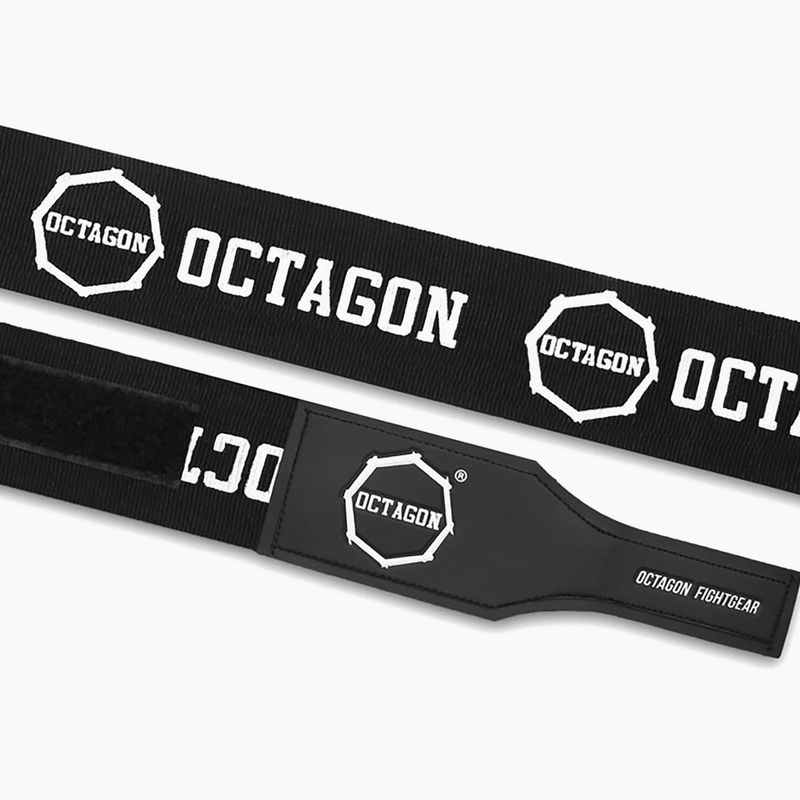 Boxerské bandáže Octagon Fightgear Supreme Printed 300 cm black/white 3