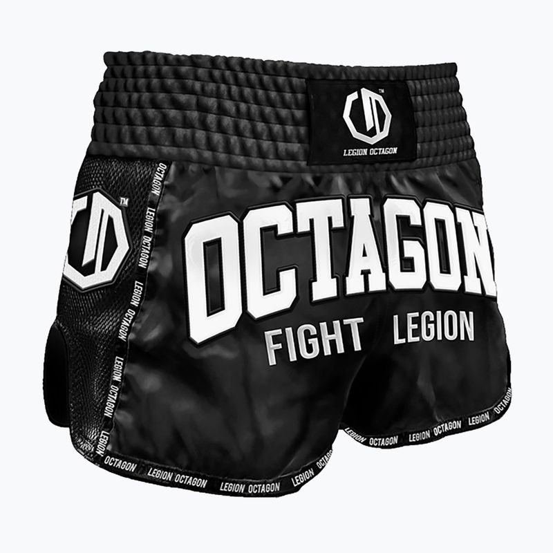 Tréningové šortky Octagon Kickboxing/Muay Thai Legion Fight Legion Premium black/white