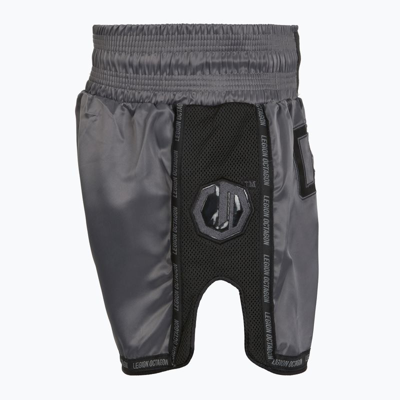 Tréningové šortky Octagon Kickboxing/Muay Thai Legion Future Premium black/grey 4