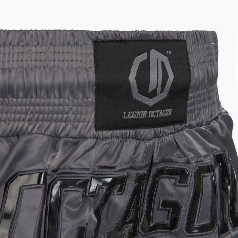 Tréningové šortky Octagon Kickboxing/Muay Thai Legion Future Premium black/grey 5