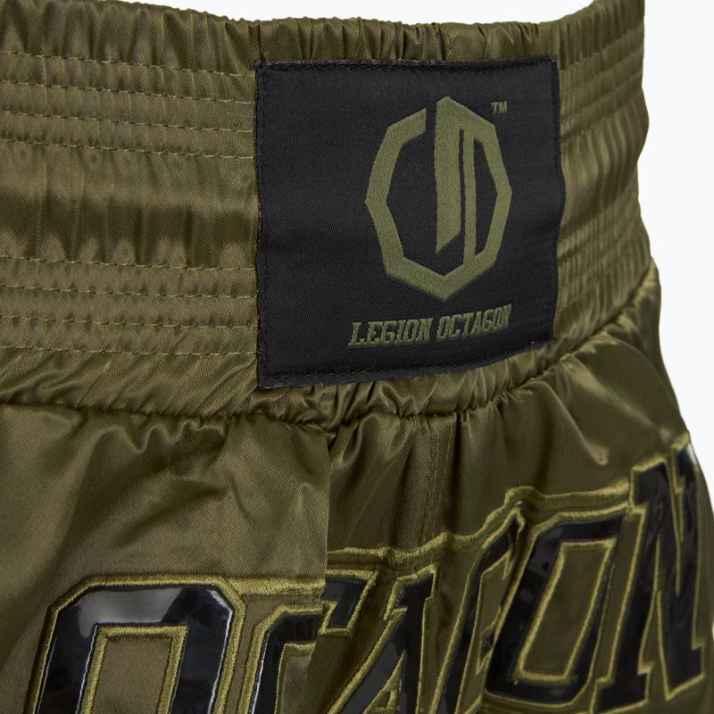 Tréningové šortky Octagon Kickboxing/Muay Thai Legion Future Premium army green 3